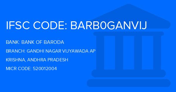 Bank Of Baroda (BOB) Gandhi Nagar Vijyawada Ap Branch IFSC Code