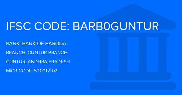 Bank Of Baroda (BOB) Guntur Branch