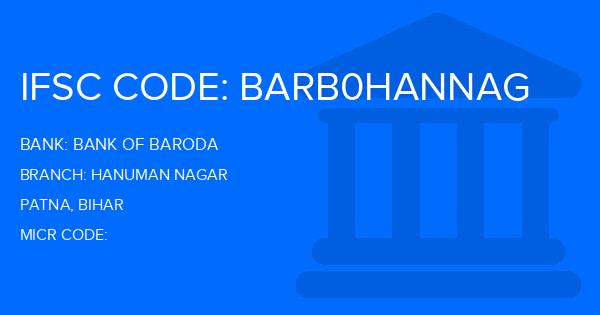 Bank Of Baroda (BOB) Hanuman Nagar Branch IFSC Code