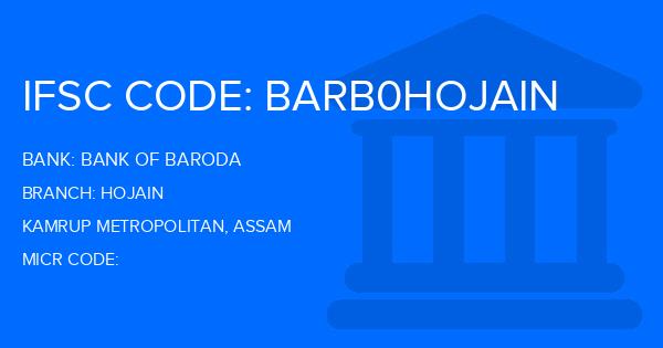 Bank Of Baroda (BOB) Hojain Branch IFSC Code