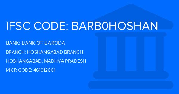 Bank Of Baroda (BOB) Hoshangabad Branch