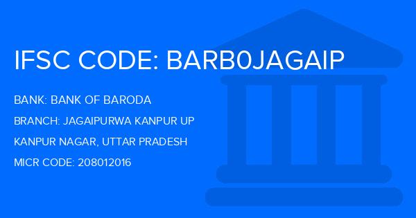 Bank Of Baroda (BOB) Jagaipurwa Kanpur Up Branch IFSC Code