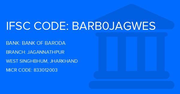 Bank Of Baroda (BOB) Jagannathpur Branch IFSC Code