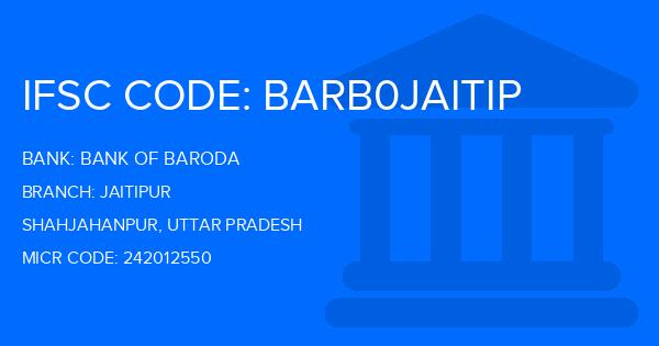Bank Of Baroda (BOB) Jaitipur Branch IFSC Code
