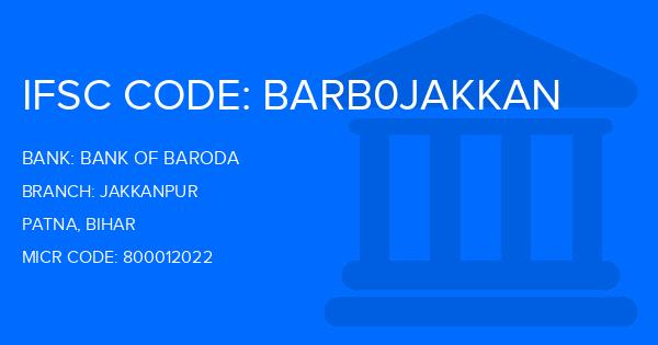 Bank Of Baroda (BOB) Jakkanpur Branch IFSC Code