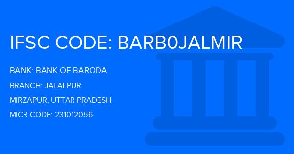 Bank Of Baroda (BOB) Jalalpur Branch IFSC Code