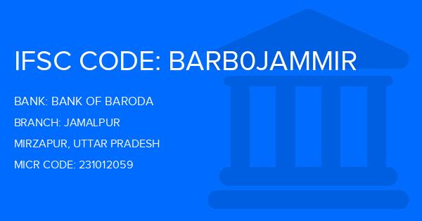 Bank Of Baroda (BOB) Jamalpur Branch IFSC Code