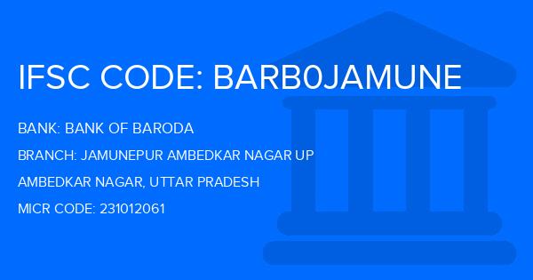 Bank Of Baroda (BOB) Jamunepur Ambedkar Nagar Up Branch IFSC Code