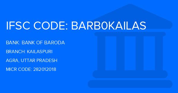 Bank Of Baroda (BOB) Kailaspuri Branch IFSC Code