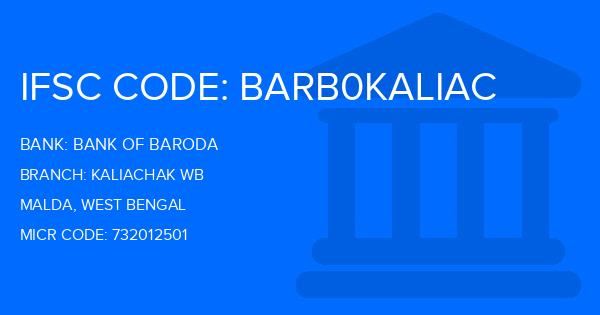 Bank Of Baroda (BOB) Kaliachak Wb Branch IFSC Code