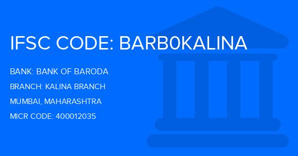 Bank Of Baroda (BOB) Kalina Branch