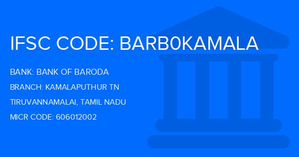 Bank Of Baroda (BOB) Kamalaputhur Tn Branch IFSC Code
