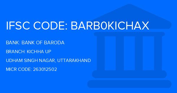 Bank Of Baroda (BOB) Kichha Up Branch IFSC Code
