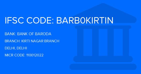 Bank Of Baroda (BOB) Kirti Nagar Branch