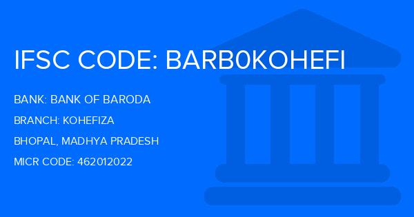 Bank Of Baroda (BOB) Kohefiza Branch IFSC Code