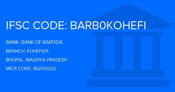 Bank Of Baroda (BOB) Kohefiza Branch IFSC Code