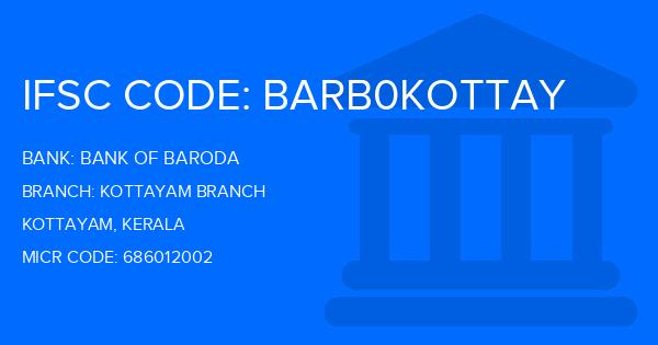 Bank Of Baroda (BOB) Kottayam Branch