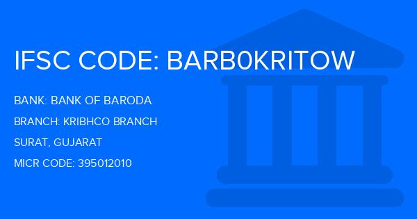 Bank Of Baroda (BOB) Kribhco Branch