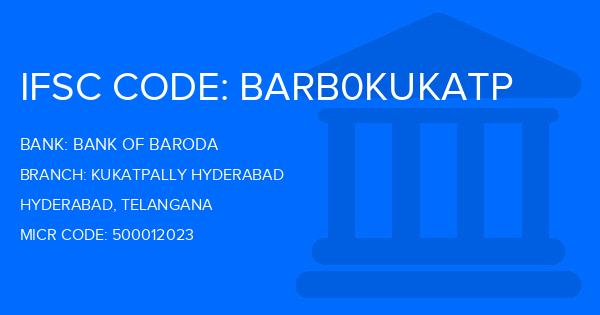 Bank Of Baroda (BOB) Kukatpally Hyderabad Branch IFSC Code