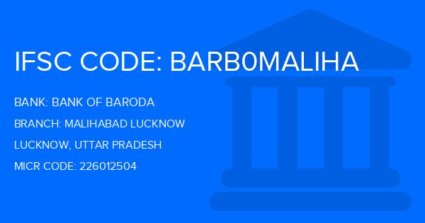 Bank Of Baroda (BOB) Malihabad Lucknow Branch IFSC Code