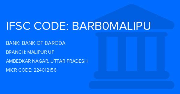 Bank Of Baroda (BOB) Malipur Up Branch IFSC Code