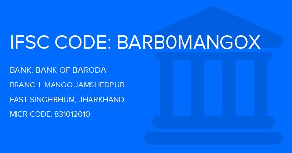 Bank Of Baroda (BOB) Mango Jamshedpur Branch IFSC Code