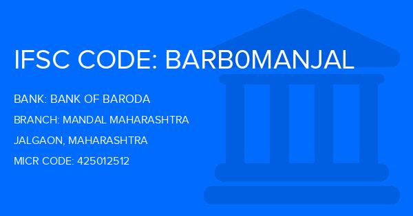Bank Of Baroda (BOB) Mandal Maharashtra Branch IFSC Code