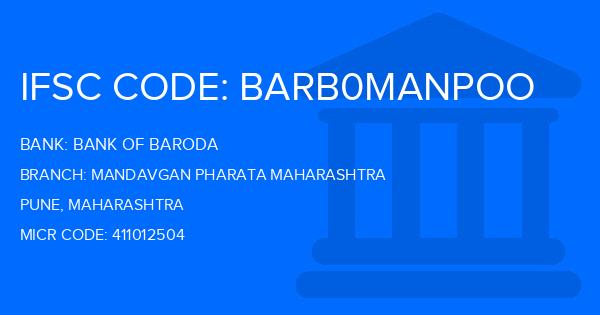 Bank Of Baroda (BOB) Mandavgan Pharata Maharashtra Branch IFSC Code