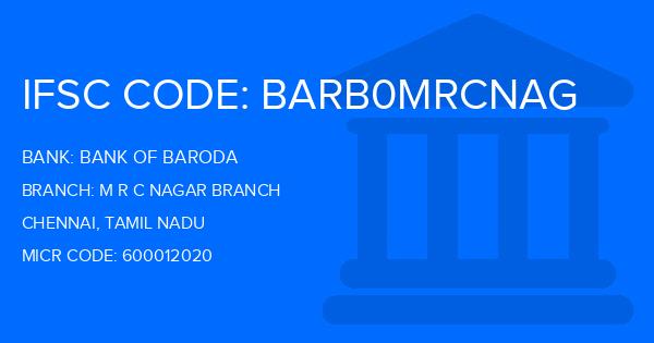 Bank Of Baroda (BOB) M R C Nagar Branch