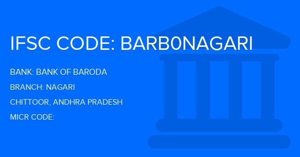 Bank Of Baroda (BOB) Nagari Branch IFSC Code