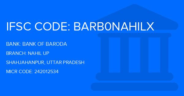 Bank Of Baroda (BOB) Nahil Up Branch IFSC Code