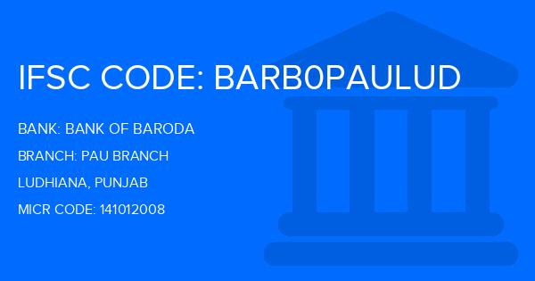 Bank Of Baroda (BOB) Pau Branch