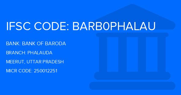 Bank Of Baroda (BOB) Phalauda Branch IFSC Code