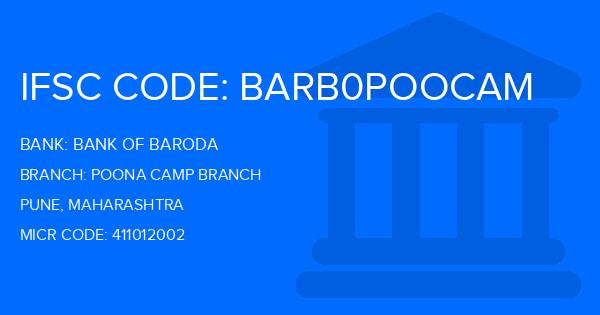 Bank Of Baroda (BOB) Poona Camp Branch