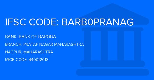 Bank Of Baroda (BOB) Pratap Nagar Maharashtra Branch IFSC Code