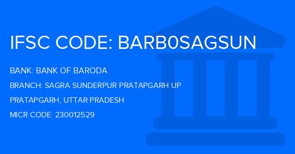 Bank Of Baroda (BOB) Sagra Sunderpur Pratapgarh Up Branch IFSC Code