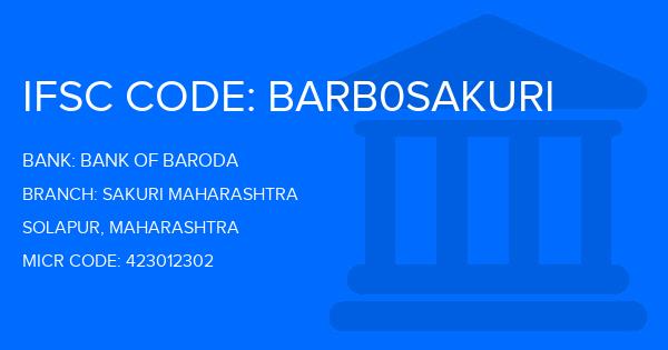 Bank Of Baroda (BOB) Sakuri Maharashtra Branch IFSC Code