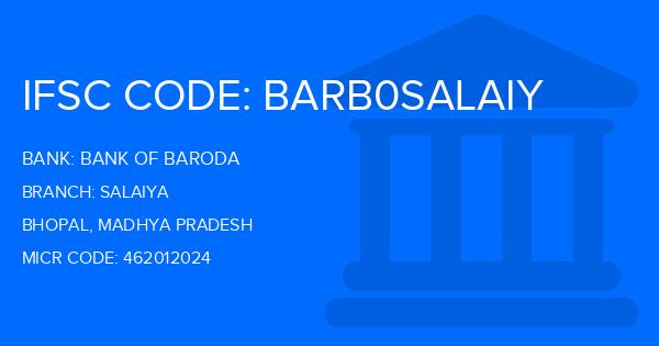 Bank Of Baroda (BOB) Salaiya Branch IFSC Code
