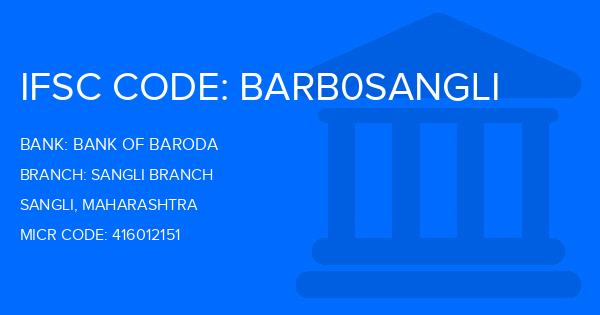 Bank Of Baroda (BOB) Sangli Branch