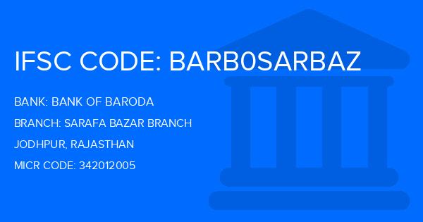 Bank Of Baroda (BOB) Sarafa Bazar Branch