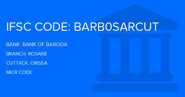 Bank Of Baroda (BOB) Rosarb Branch IFSC Code