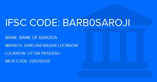 Bank Of Baroda (BOB) Sarojini Nagar Lucknow Branch IFSC Code