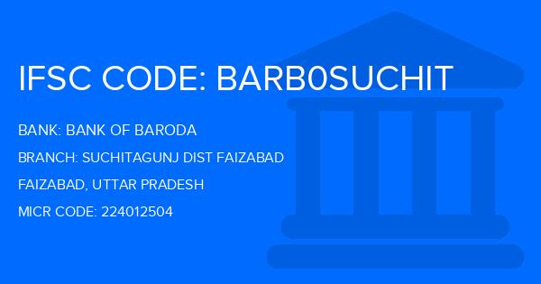 Bank Of Baroda (BOB) Suchitagunj Dist Faizabad Branch IFSC Code