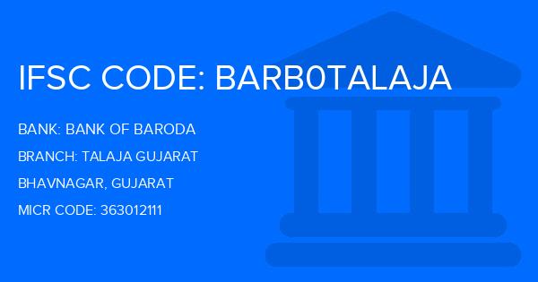 Bank Of Baroda (BOB) Talaja Gujarat Branch IFSC Code