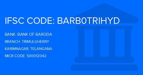 Bank Of Baroda (BOB) Trimulgherry Branch IFSC Code