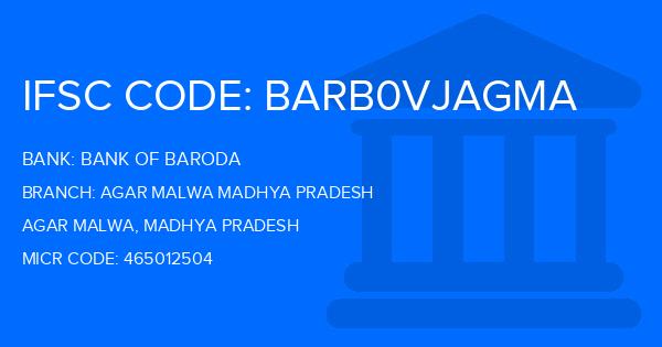Bank Of Baroda (BOB) Agar Malwa Madhya Pradesh Branch IFSC Code