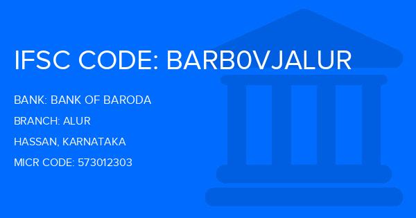 Bank Of Baroda (BOB) Alur Branch IFSC Code