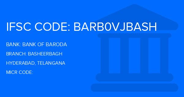 Bank Of Baroda (BOB) Basheerbagh Branch IFSC Code