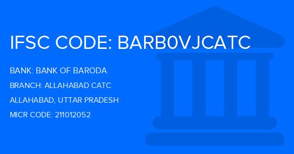 Bank Of Baroda (BOB) Allahabad Catc Branch IFSC Code