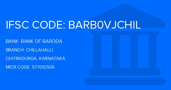 Bank Of Baroda (BOB) Chillahalli Branch IFSC Code